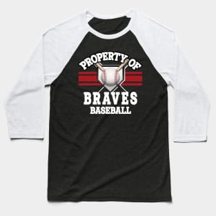 Proud Name Braves Graphic Property Vintage Baseball Baseball T-Shirt